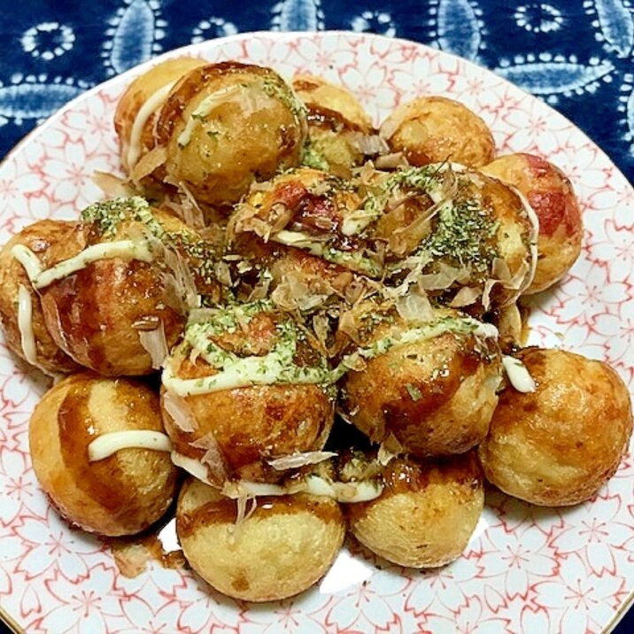 ハムとチーズの変わりたこ焼き